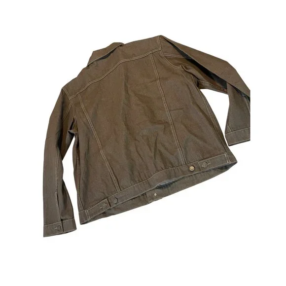 Trust Mens 3XL Denim Jacket Brown - Picture 3 of 9